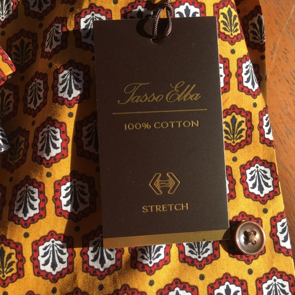 Brand New Tasso Elba Button Down Short Sleeve 3XL - Picture 3 of 6